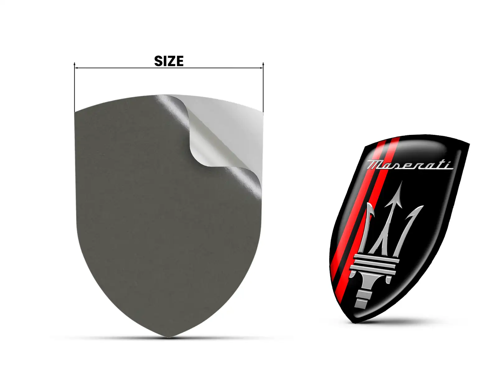 Maserati Car Windscreen Stickers Premium High Quality Drift